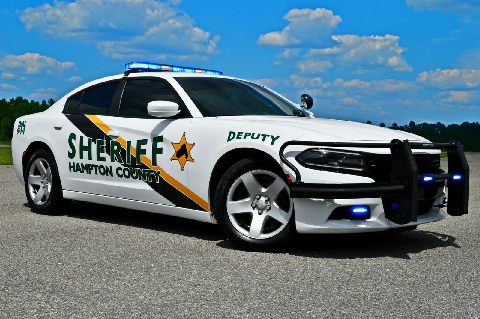 Hampton County Sheriff's Office deputy patrol vehicle