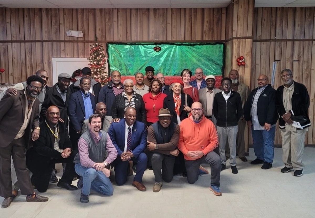 Sheriff Russell and local pastors gathered for a group photo at the Pastors Forum