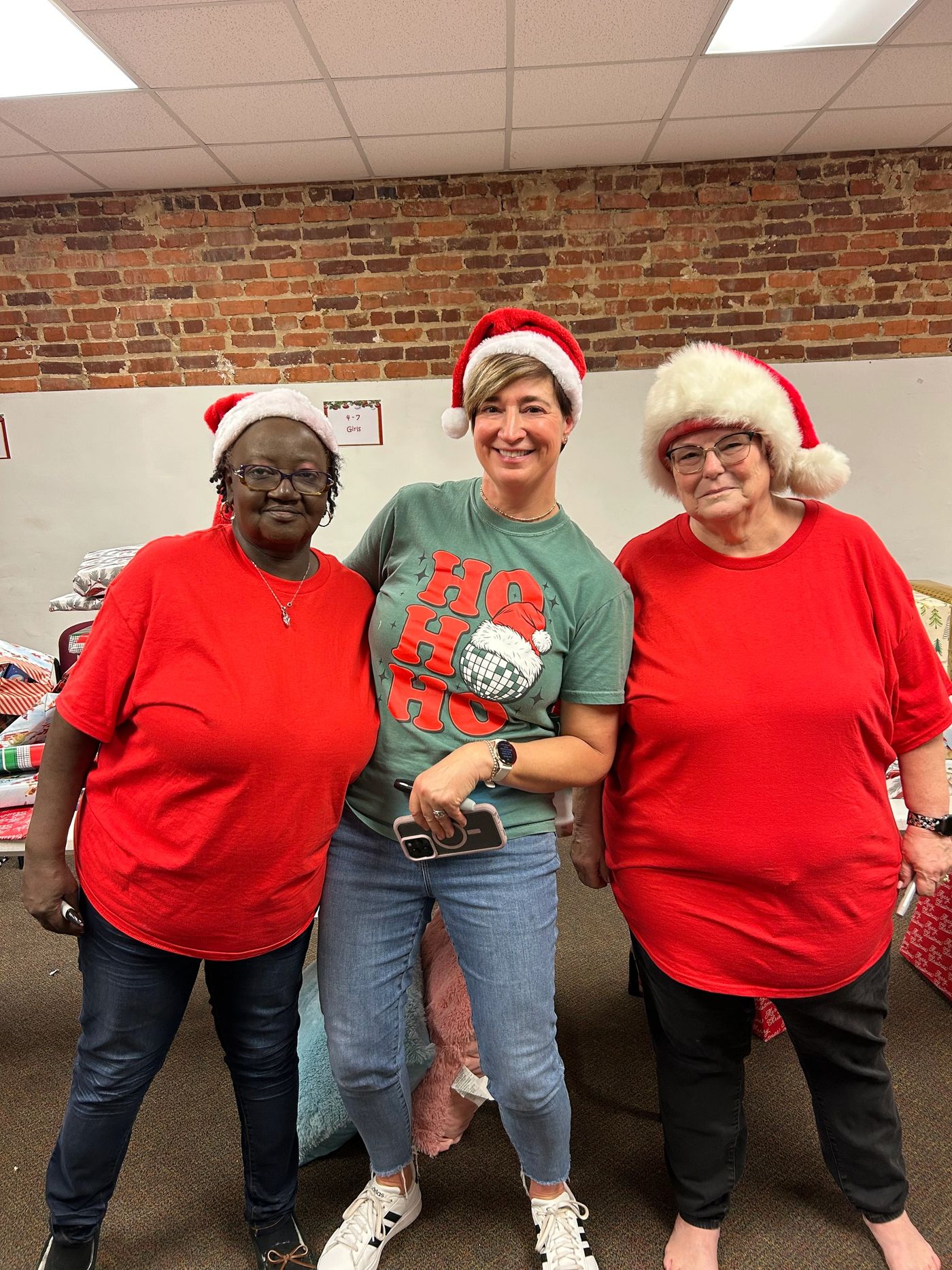 Children and families at the Hampton County Sheriff's Office Santa's Wonderland toy drive.