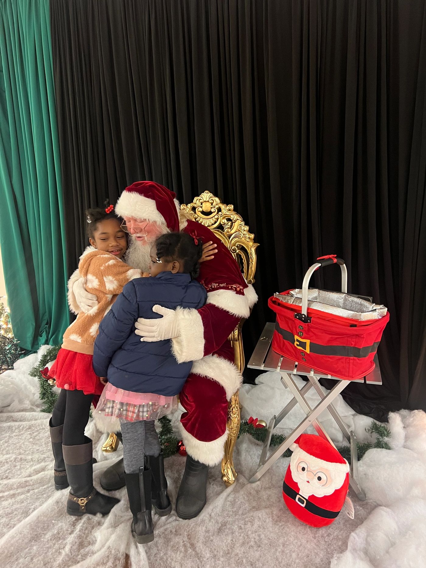 Children and families at the Hampton County Sheriff's Office Santa's Wonderland toy drive.